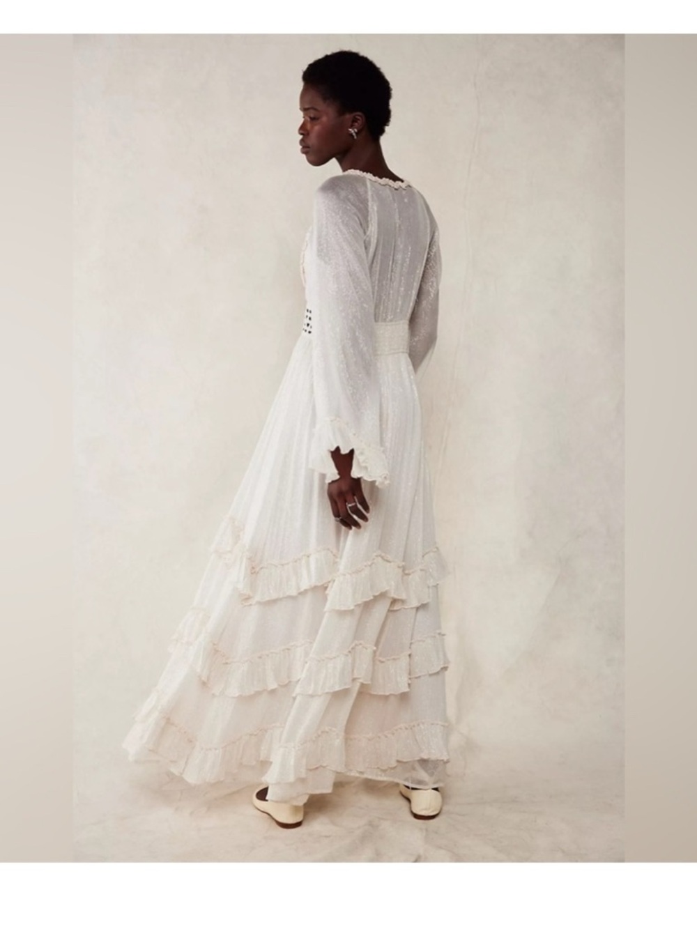 Free People Seraphina Maxi Dress ivory - Picture 3 of 7